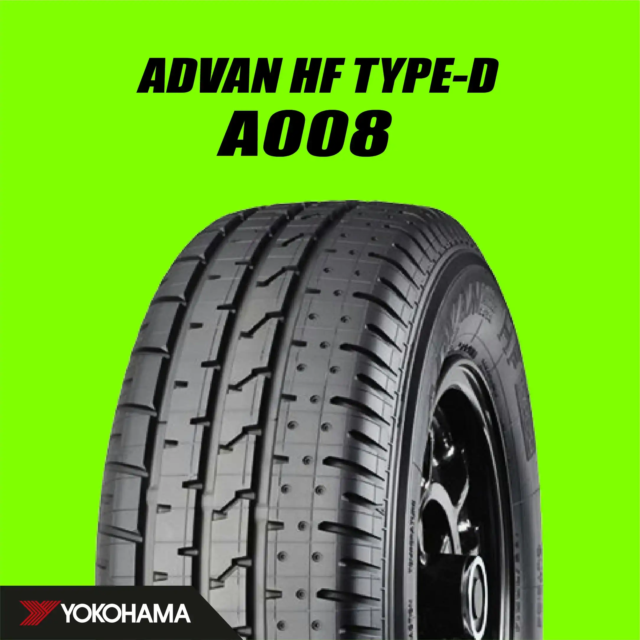 185 70R13 YOKOHAMA ADVAN HF Type D A008S